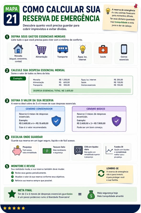 Como Calcular Sua Reserva de Emergência